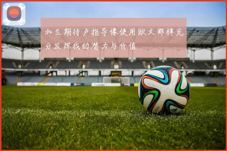 加兰期待卢指导像使用欧文那样充分发挥我的潜力与价值